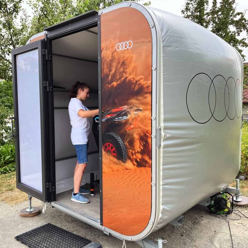 Rally emotional branding experience with Audi