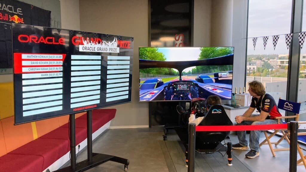 Grand prize emotional branding racing experience with Oracle