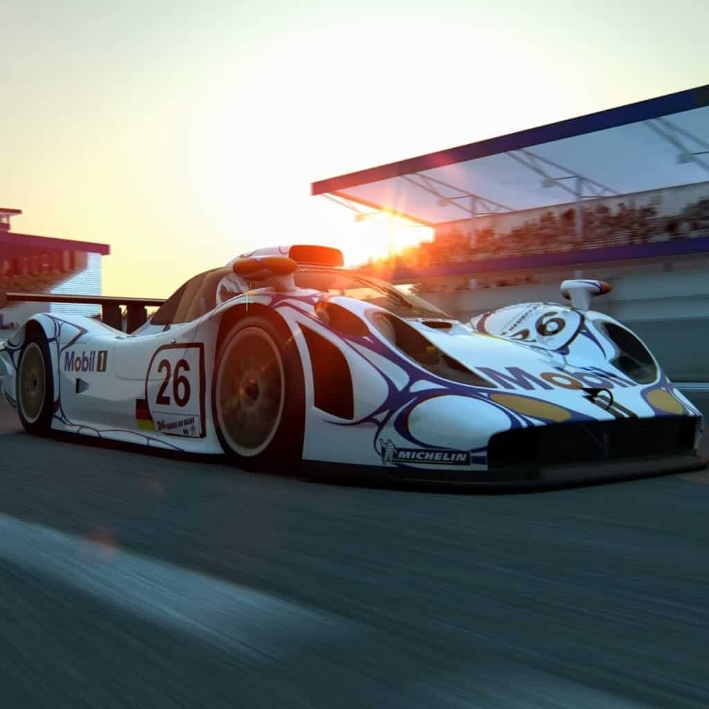Legendary porsche GT1 with racing simulator rental in Germany, Bermin.