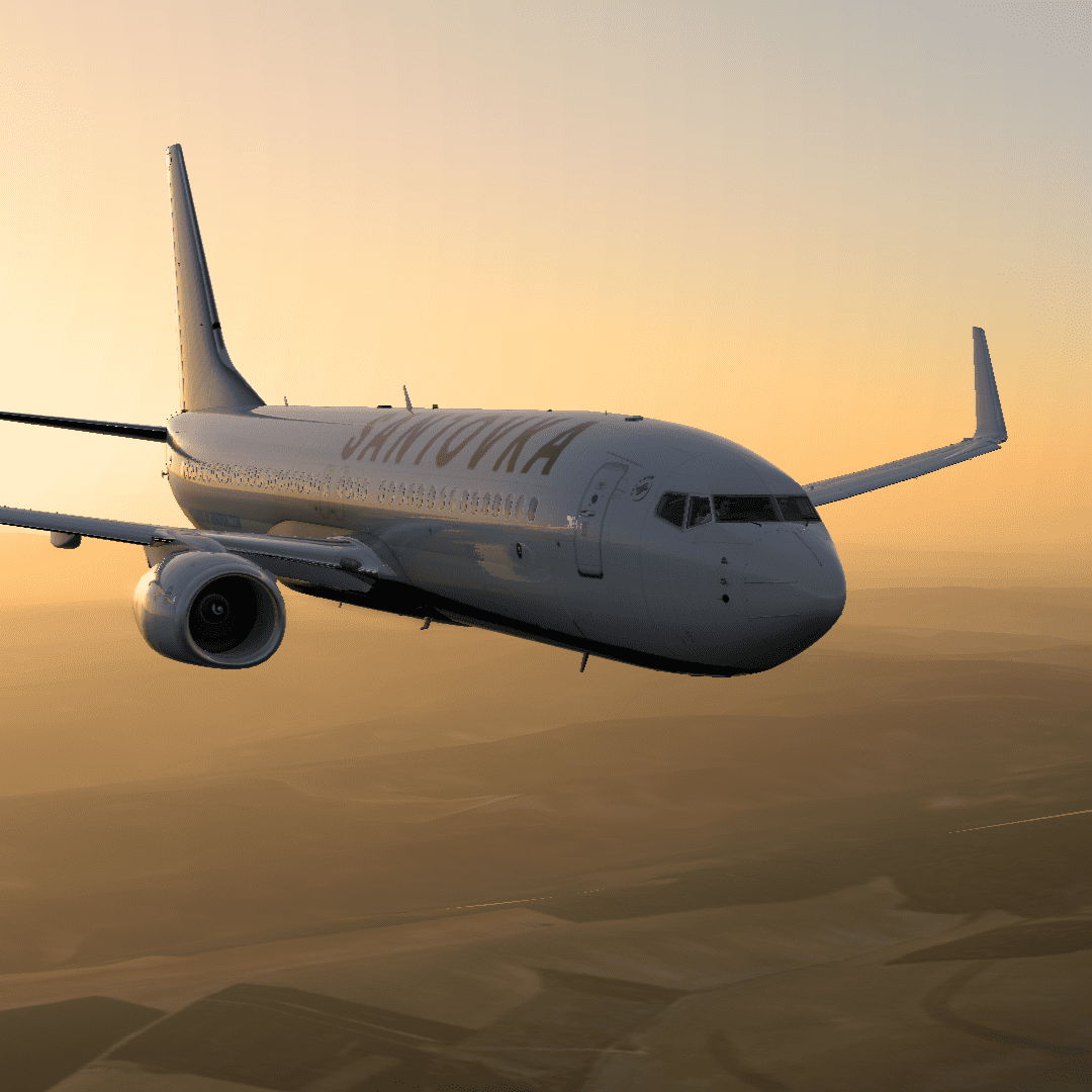 Hire Flight Simulator in EU UK with company logo. Rental airplane simulators for birthday in European Union