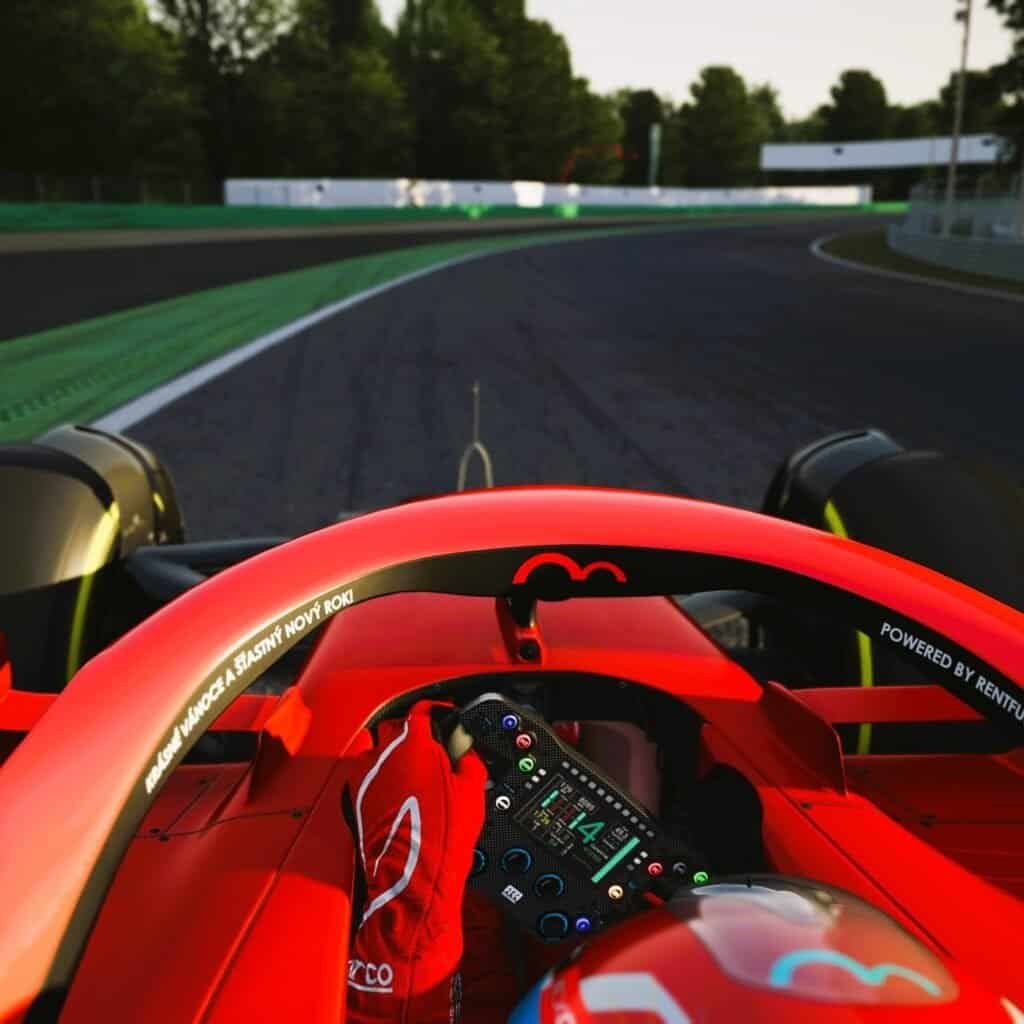 Hire racing simulator hybrid Formula Monza in Berlin. Hire Hybrid Formula simulators Monza for company celebration with delivery with branding in European Union