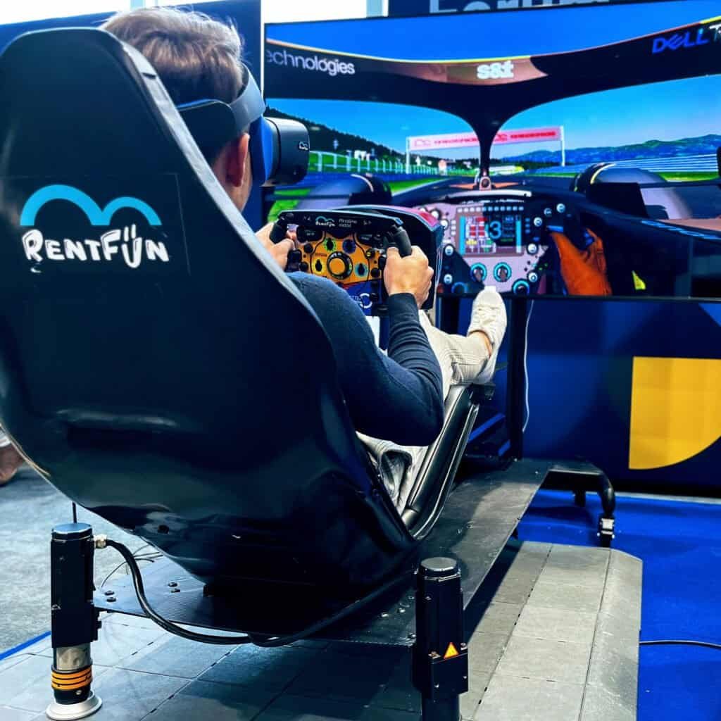 Formula 1 simulator rental in Germany Berlin. Rent Formula simulators for company event with support and delivery