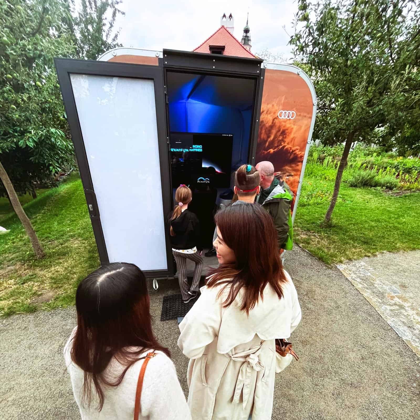 off-road audi 4x4 simulator hire for your event in London Berlin Prague Paris