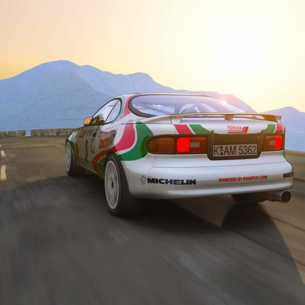 Company Rent best Rally simulator in Italy Rome. Toyota Rental of best Racing simulator Rome Italy