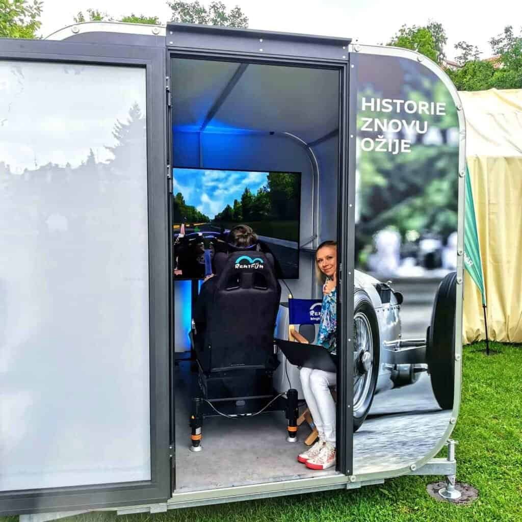 Rental Virtual reality for events in European Union. Rent VR simulator company event with delivery and support turnkey.