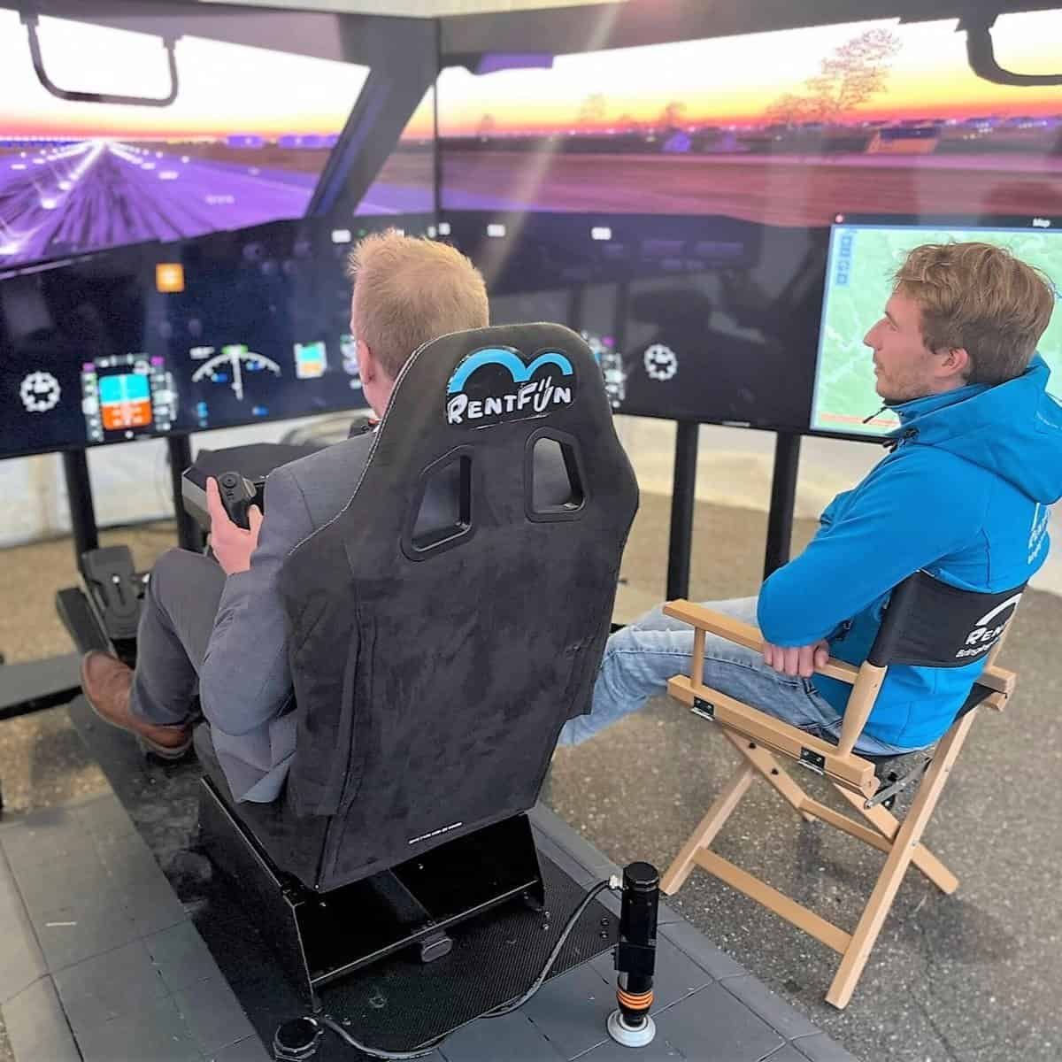 Yes, you can rent flight simulator with motion and virtual reality with RoarFun. VR flight simulator hire at your location in Berlin, London, Paris, Munich, Frankfurt, Prague, Vienna.