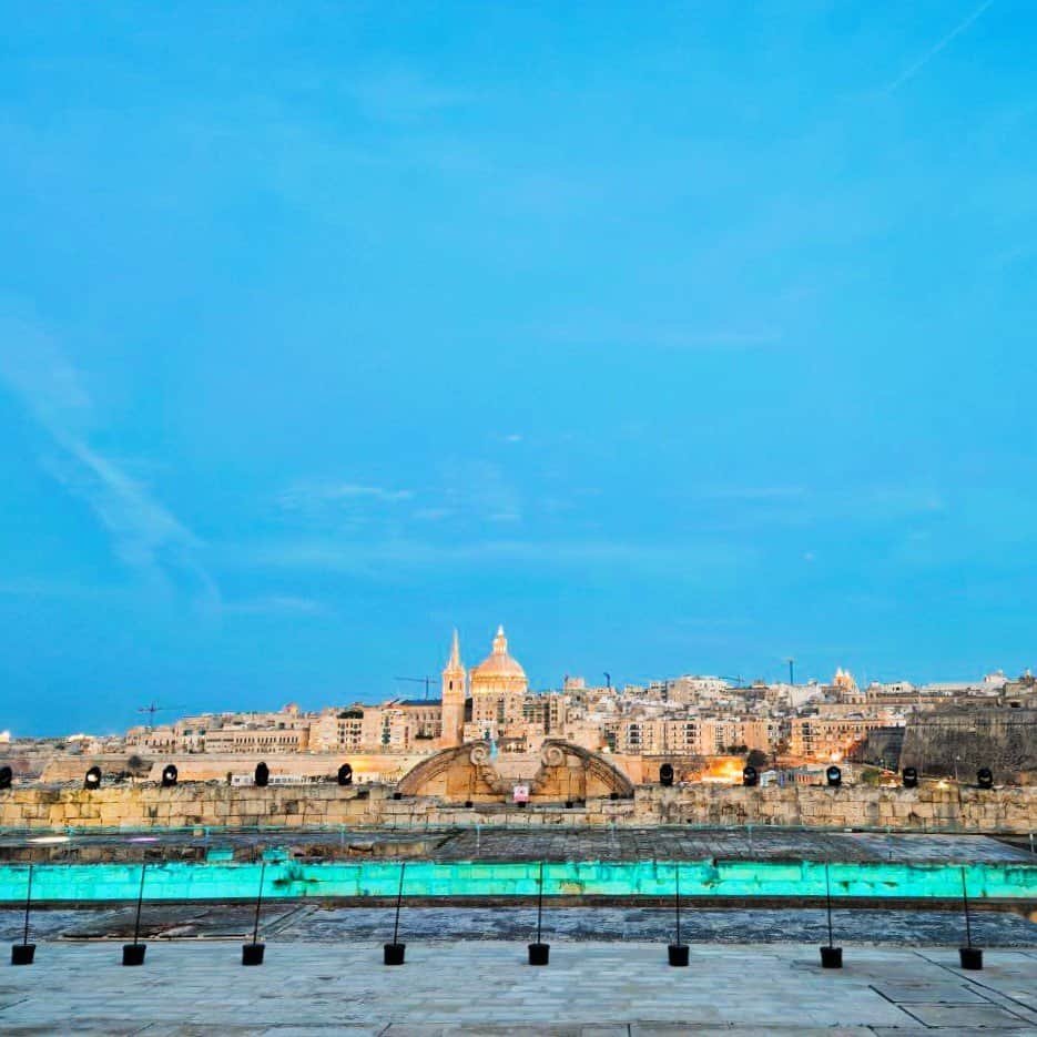 Malta Fort Manoel view from the VIP event with simulators rental.