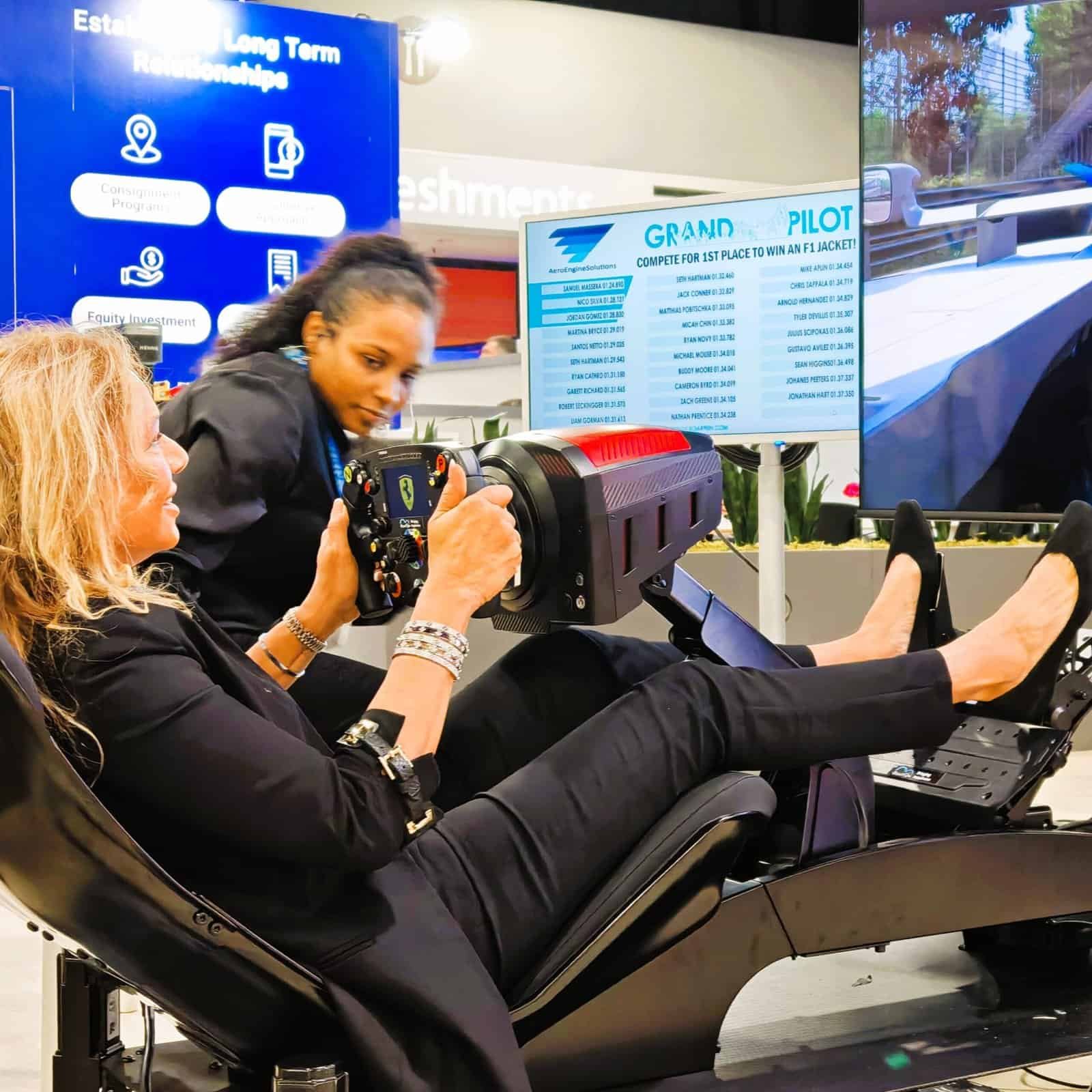 F1 simulator rental with VR for our client in Atlanta, Georgia, USA.