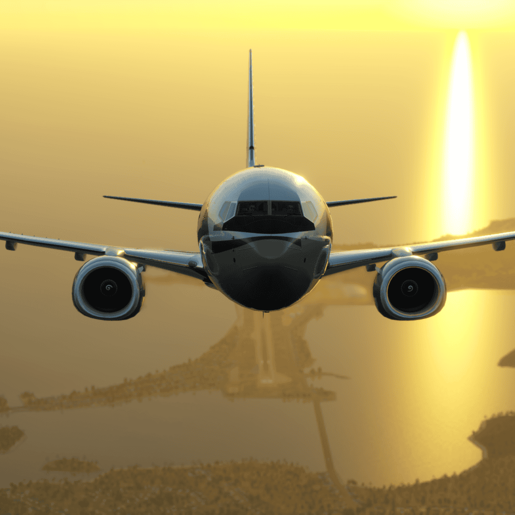 Wow flight simulator virtual marketing taking off from any airport worldwide.