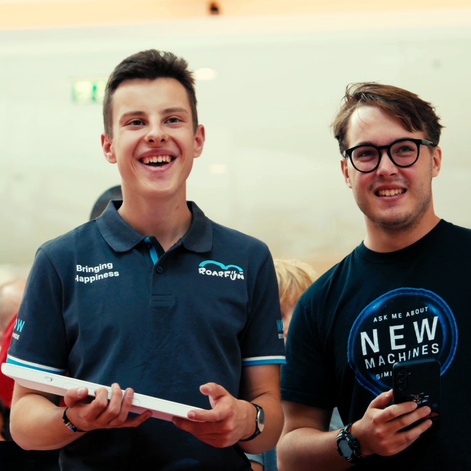 Brand activation formula simulator with RoarFun support on site in prague.