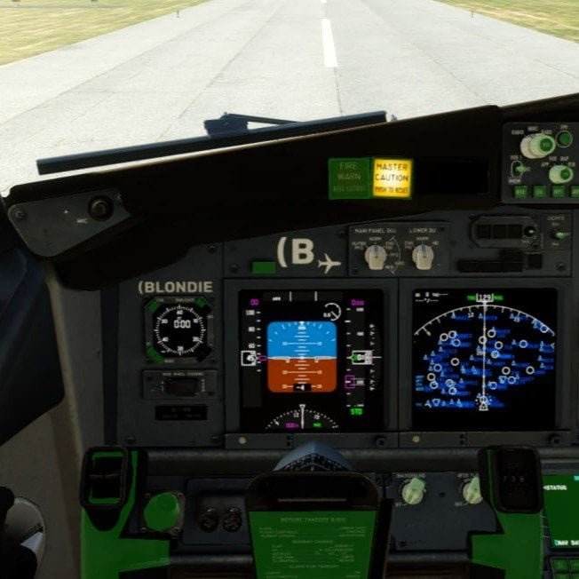 RoarFun X Blondie marketing activation for Blondie event international music festival with fully branded Blondie airplane inside cockpit.